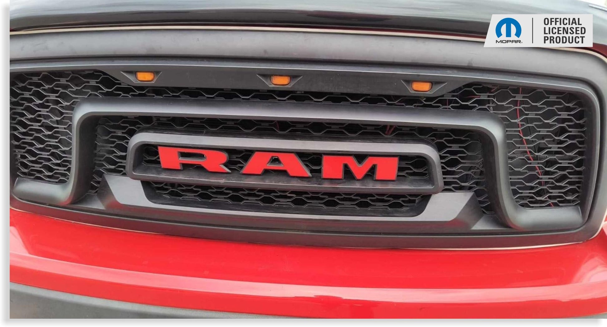 RAM Grille Emblem Overlay Decal   - 2019-2024 Ram 1500 Classic Warlock - Ram:ClassicWarlock-Front-01-Ram:ClassicWarlock-Front-03-Ram:ClassicWarlock-Front-02-Ram:ClassicWarlock-Front-04-Ram:ClassicWarlock-Front-05-  DRIVEN - 10