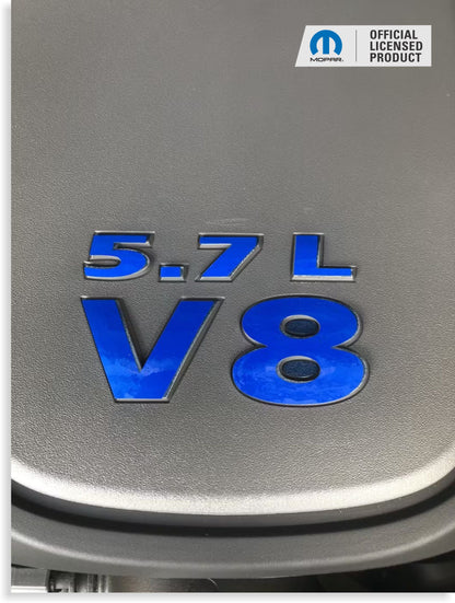 5.7L V8 Engine Cover Letter Overlays - 09-23 Challenger R/T - Chall:EC-57LV8-01-Chall:EC-57LV8-03-Chall:EC-57LV8-02-Chall:EC-57LV8-05-Chall:EC-57LV8-06-  DRIVEN - 3