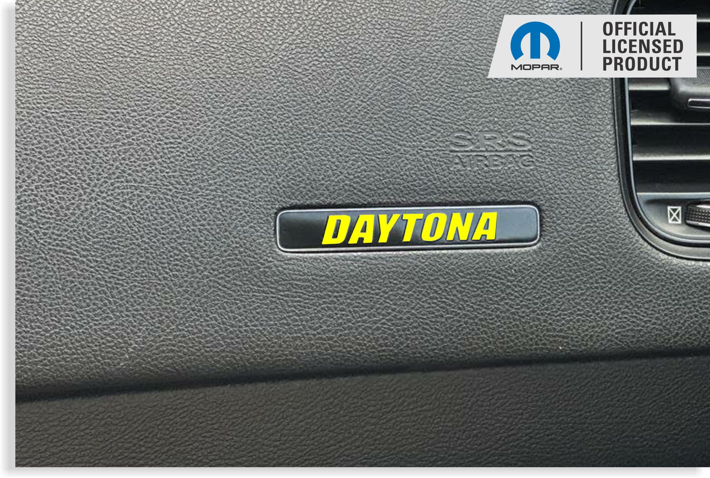 DAYTONA Dash Plaque Emblem Lettering Overlay Decal - 17-23 Charger - sku-44542914756795-sku-44542914789563-sku-44542914822331-sku-44542914855099-sku-44542914887867-  DRIVEN - 1
