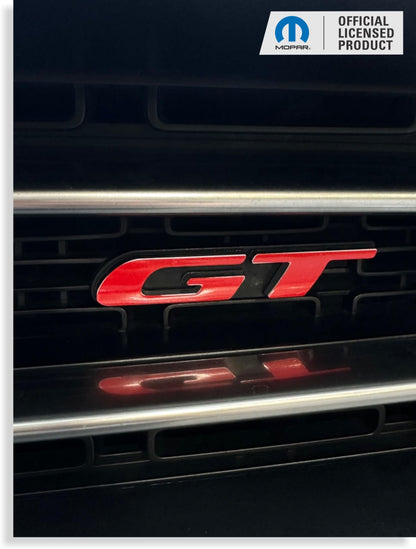 GT Grille Emblem Overlay Decal - 2019-2023 Dodge Challenger GT - sku-44696175247547-sku-44696175313083-sku-44696175378619-sku-44696175444155-sku-44696175509691-  DRIVEN - 5