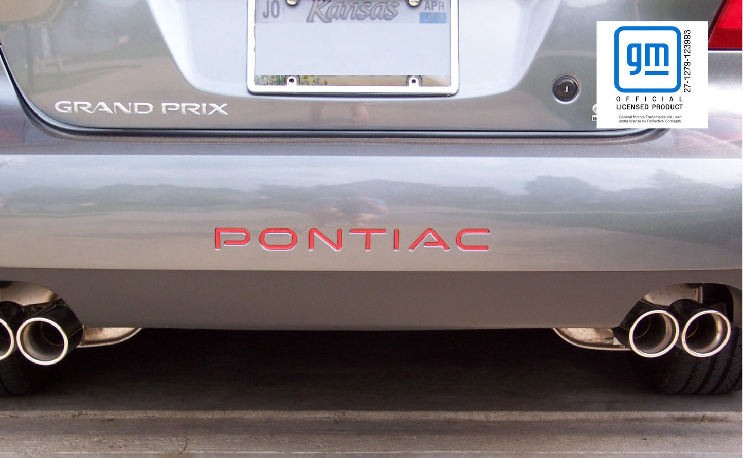 Rear Lettering Inlay Decal - 04-08 Grand Prix - GP0408:Rear-01-GP0408:Rear-02-GP0408:Rear-03-GP0408:Rear-04-GP0408:Rear-05-  DRIVEN - 1