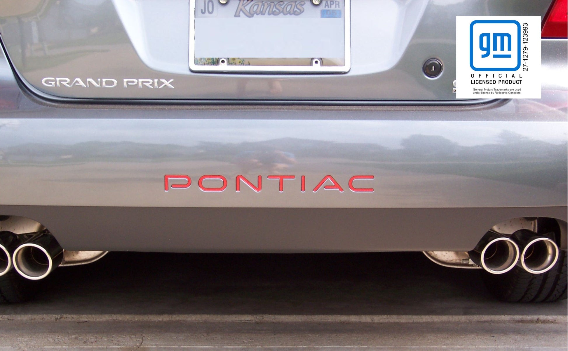 Rear Lettering Inlay Decal - 04-08 Grand Prix - GP0408:Rear-01-GP0408:Rear-02-GP0408:Rear-03-GP0408:Rear-04-GP0408:Rear-05-  DRIVEN - 1