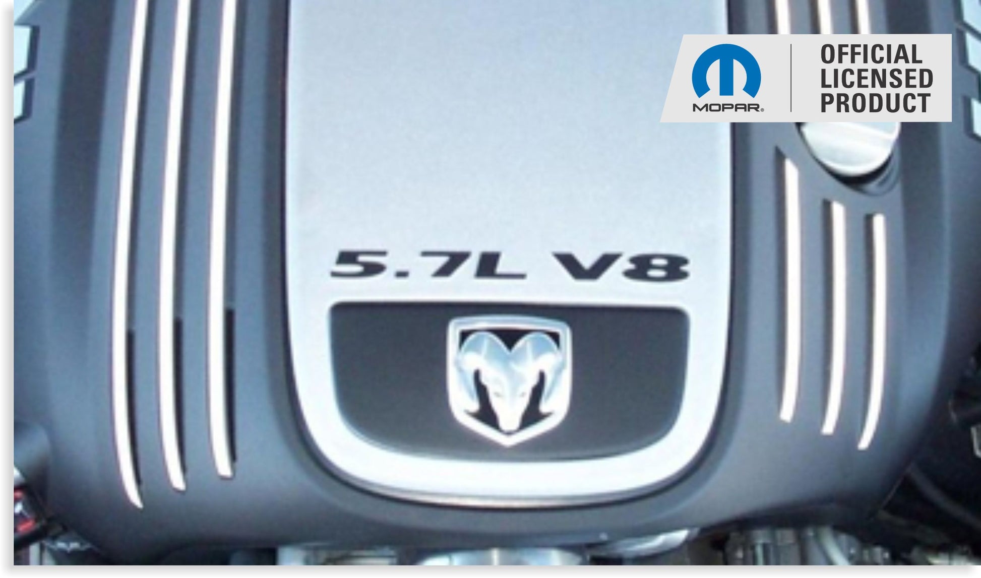 5.7L V8 Engine Cover Letter Overlays - Charger - 5.7LV8-EC-01-5.7LV8-EC-02-5.7LV8-EC-03-5.7LV8-EC-04-5.7LV8-EC-05-  DRIVEN - 2