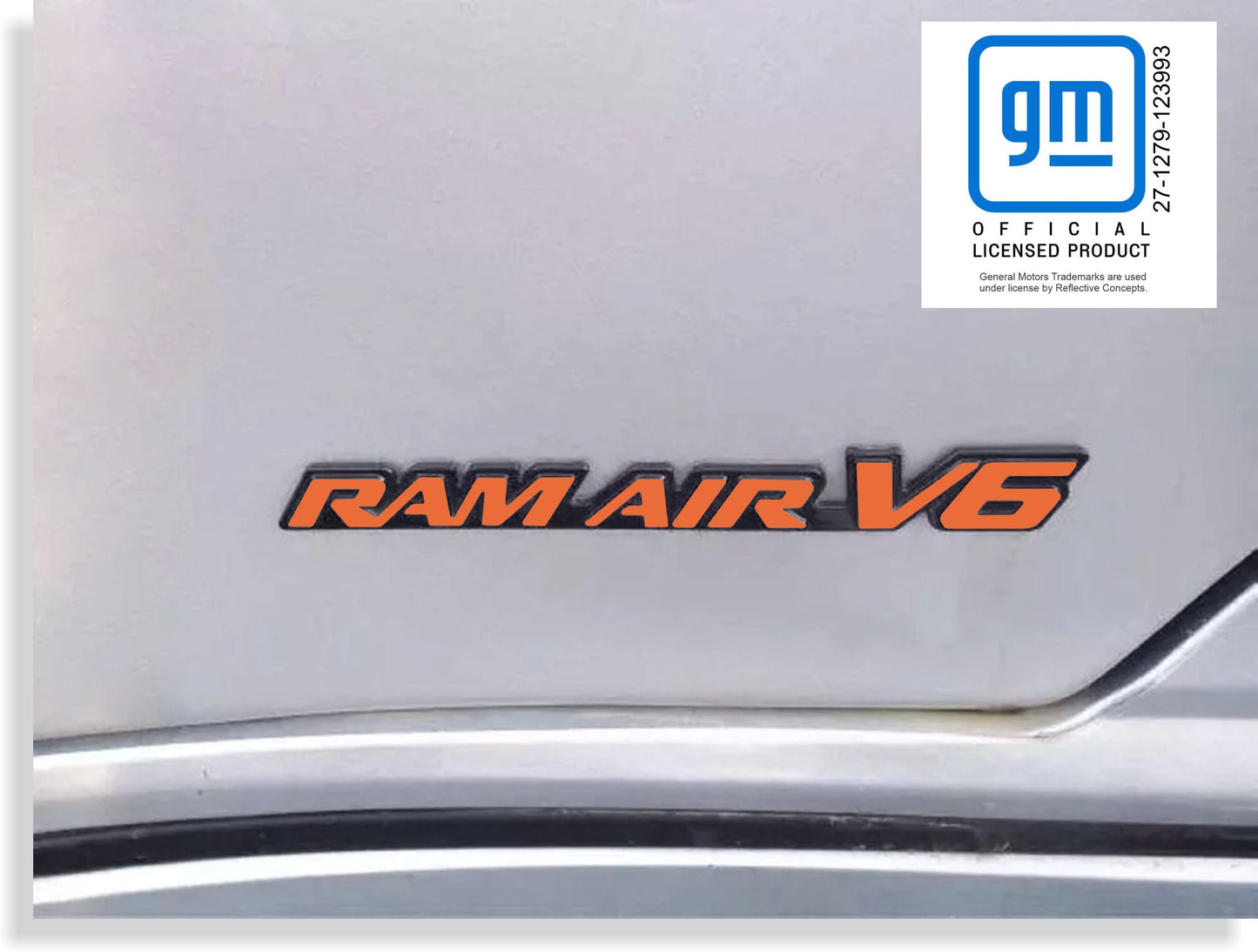 RAM AIR V6 Badge Overlay Decal - 99-05 Grand Am - PO:GA:RA-V6-01-PO:GA:RA-V6-02-PO:GA:RA-V6-03-PO:GA:RA-V6-04-PO:GA:RA-V6-05-  DRIVEN - 1