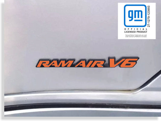 RAM AIR V6 Badge Overlay Decal - 99-05 Grand Am - PO:GA:RA-V6-01-PO:GA:RA-V6-02-PO:GA:RA-V6-03-PO:GA:RA-V6-04-PO:GA:RA-V6-05-  DRIVEN - 1