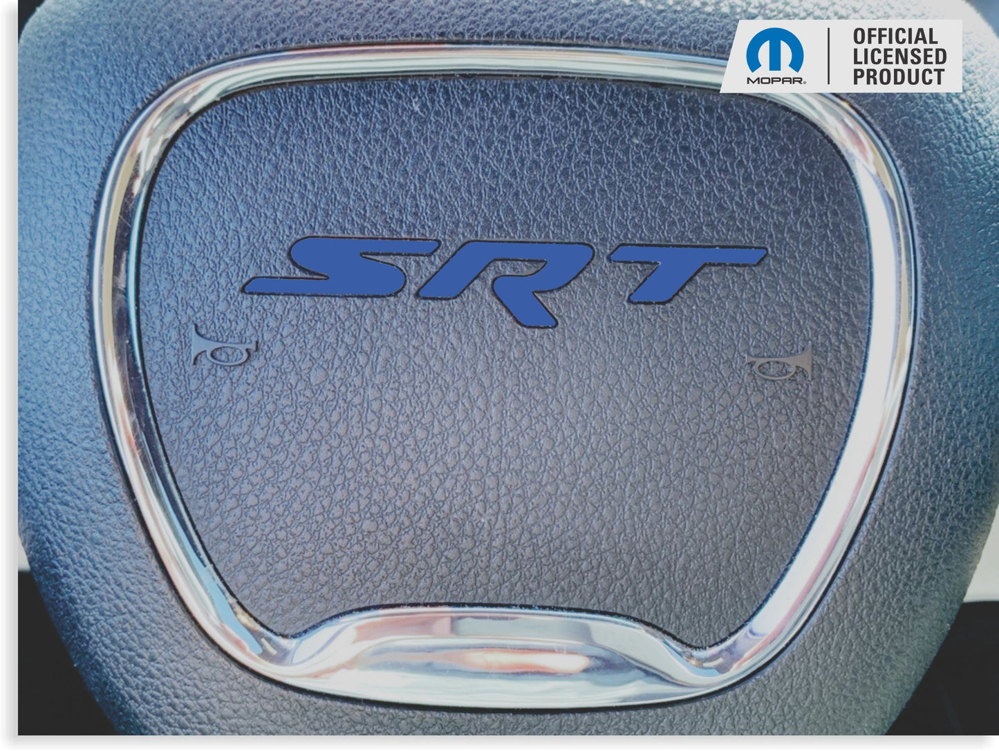 SRT Steering Wheel Emblem Overlay Decal   - 15-23 Challenger SRT - SRT-SWO:Challenger-01-SRT-SWO:Challenger-03-SRT-SWO:Challenger-02-SRT-SWO:Challenger-04-SRT-SWO:Challenger-05-  DRIVEN - 7