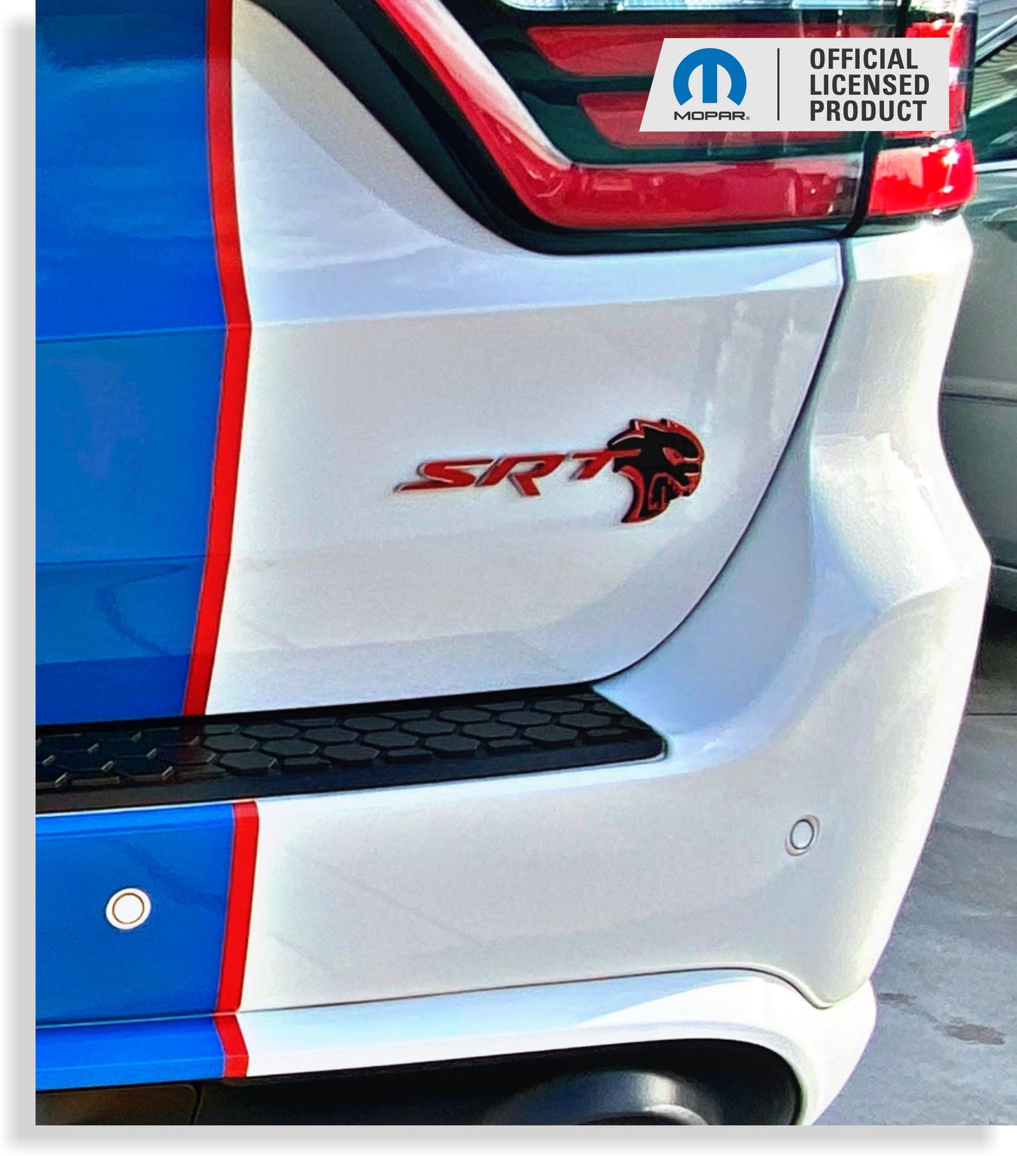 Durango SRT Hellcat Grille and Liftgate Emblem Overlay Decals - sku-43957228044475-Durango:SRThc-B-01-Durango:SRThc-B-35-Durango:SRThc-B-69-Durango:SRThc-B-02-  DRIVEN - 5