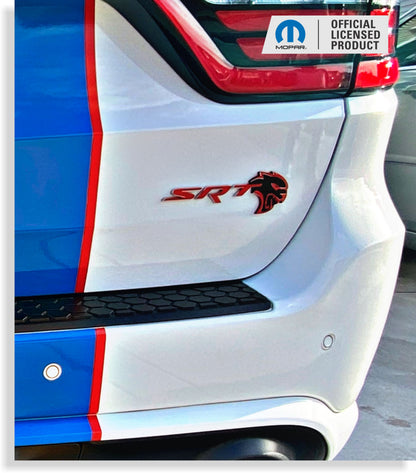 Durango SRT Hellcat Grille and Liftgate Emblem Overlay Decals - sku-43957228044475-Durango:SRThc-B-01-Durango:SRThc-B-35-Durango:SRThc-B-69-Durango:SRThc-B-02-  DRIVEN - 5
