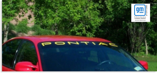 PONTIAC Windshield Banner Decal - 97-03 Grand Prix - PO:GP:G6:WINDSHIELD-01-PO:GP:G6:WINDSHIELD-02-PO:GP:G6:WINDSHIELD-03-PO:GP:G6:WINDSHIELD-04-PO:GP:G6:WINDSHIELD-05-  DRIVEN - 1