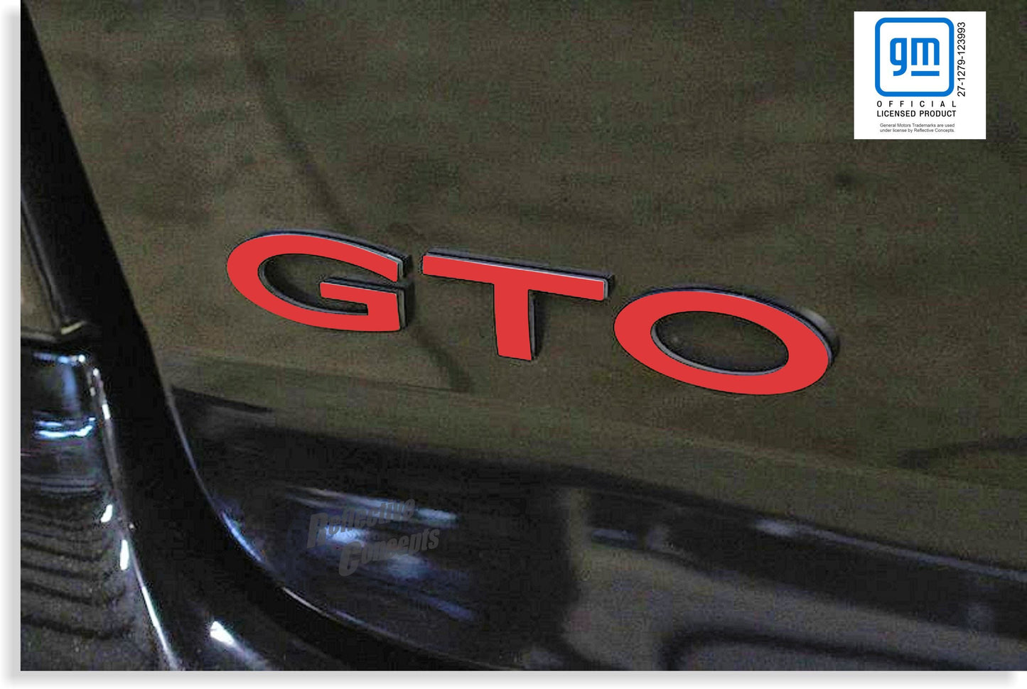 GTO Emblem Overlay Decal - 04-06 GTO - GTO-B-01-GTO-B-02-GTO-B-03-GTO-B-04-GTO-B-05-  DRIVEN - 1