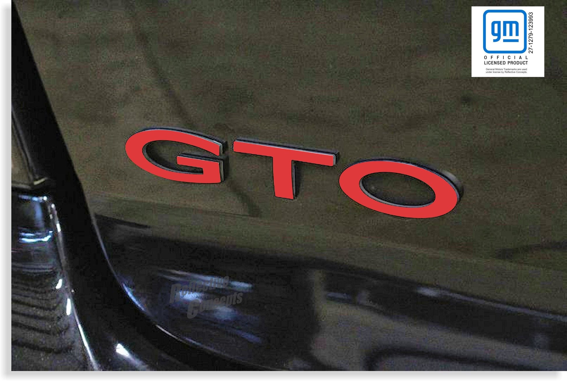 GTO Emblem Overlay Decal - 04-06 GTO - GTO-B-01-GTO-B-02-GTO-B-03-GTO-B-04-GTO-B-05-  DRIVEN - 1