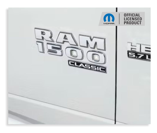 RAM 1500 Emblem Overlay Decals   - 2019-2024 Ram 1500 Classic - Ram13181921:RAM1500-B-01-Ram13181921:RAM1500-B-03-Ram13181921:RAM1500-B-02-Ram13181921:RAM1500-B-04-Ram13181921:RAM1500-B-05-  DRIVEN - 1