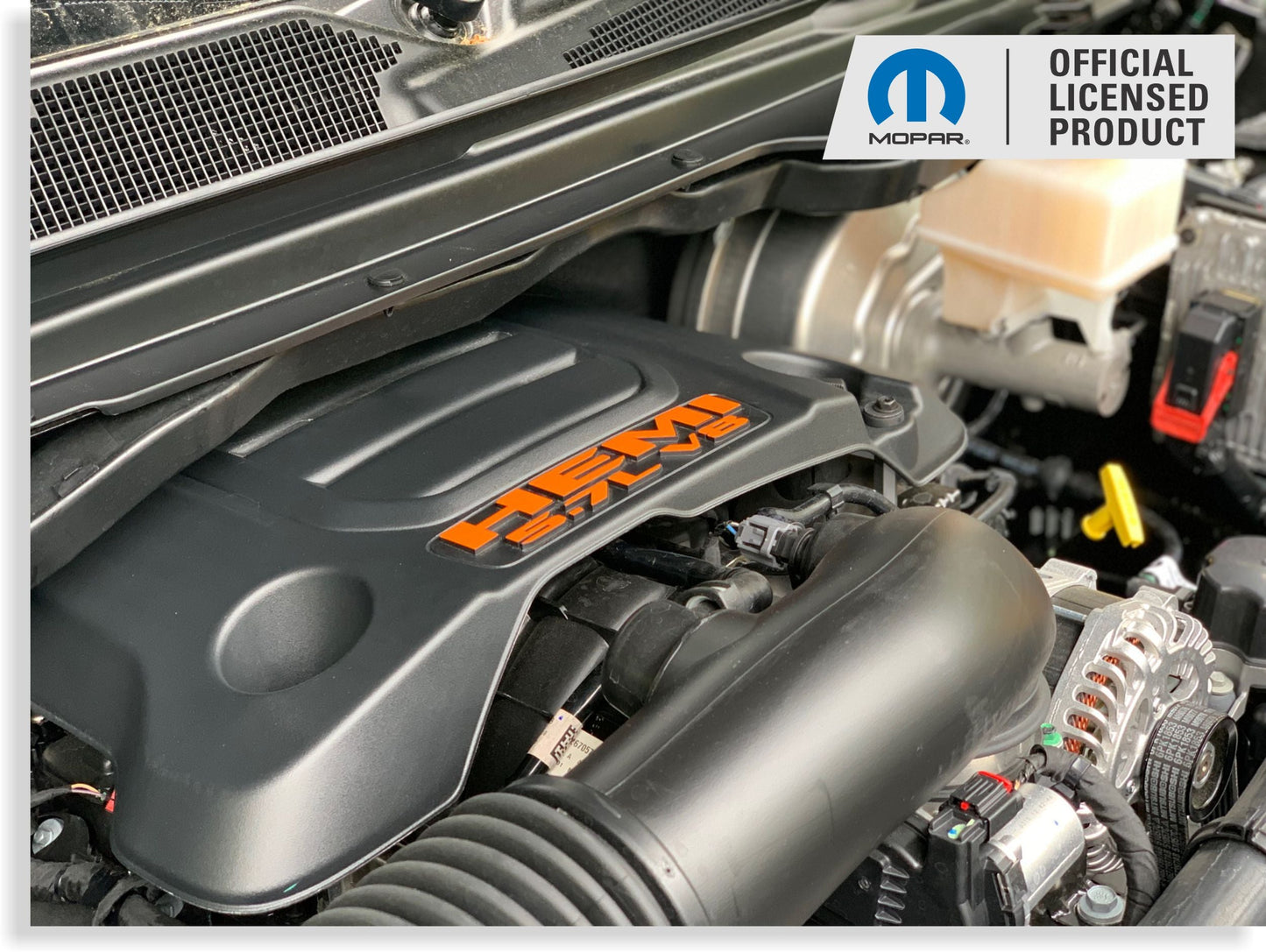 HEMI 5.7L V8 Engine Cover Decals   - 2019-2024,2026 Ram 1500 - Ram19:EC57-01-Ram19:EC57-03-Ram19:EC57-02-Ram19:EC57-04-Ram19:EC57-05-  DRIVEN - 4
