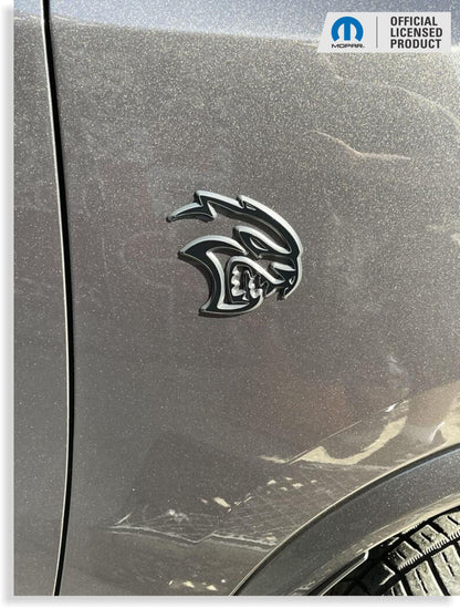 Hellcat Emblem Overlay Stickers (pair) - Durango SRT Hellcat - Durango:Hellcat-B-01-Durango:Hellcat-B-02-Durango:Hellcat-B-03-Durango:Hellcat-B-04-Durango:Hellcat-B-05-  DRIVEN - 9