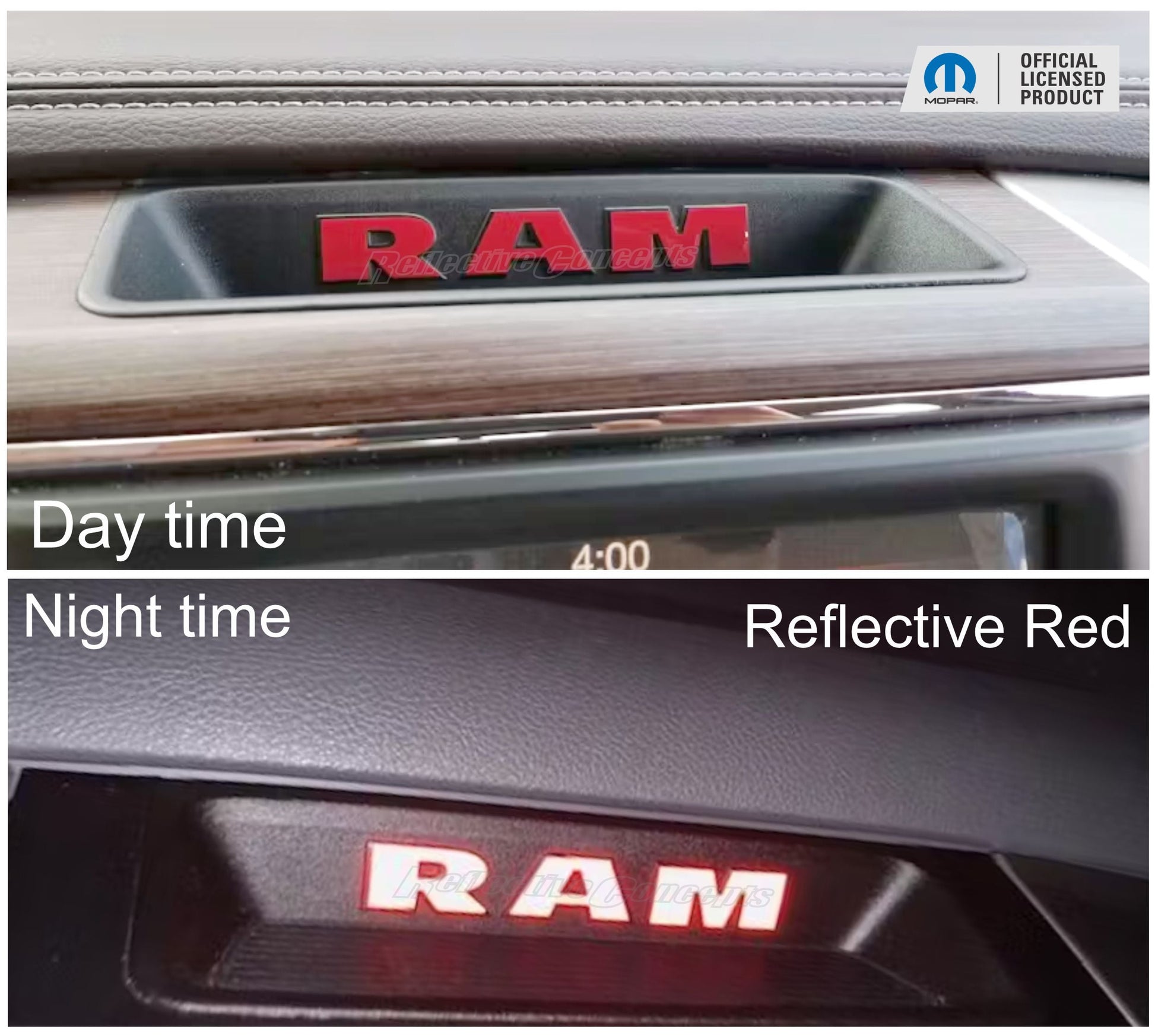 RAM Upper Dash Bezel Overlay Decal  Sticker - 19-24 Ram 1500 Classic - RamClassic:Ram-bezel-01-RamClassic:Ram-bezel-03-RamClassic:Ram-bezel-02-RamClassic:Ram-bezel-04-RamClassic:Ram-bezel-05-  DRIVEN - 3