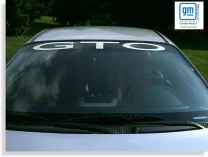 GTO Windshield Banner Decal - GTO:WINDSHIELD-01-GTO:WINDSHIELD-02-GTO:WINDSHIELD-03-GTO:WINDSHIELD-04-GTO:WINDSHIELD-05-  DRIVEN - 1
