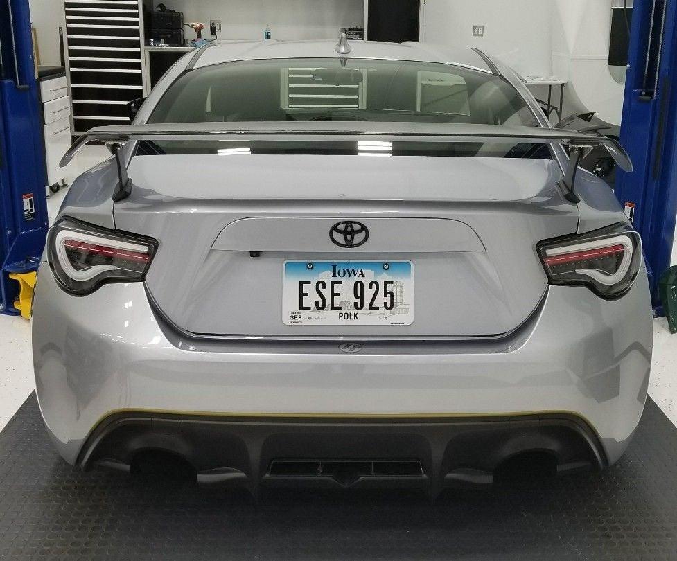 Rear Bumper STI Style Pinstripe - 2013-2020 Scion FR-S / Subaru BRZ / Toyota 86 - SF13BRZSTIRB-BL-SF13BRZSTIRB-GD-SF13BRZSTIRB-GN-SF13BRZSTIRB-OR-SF13BRZSTIRB-PI-  DRIVEN - 5