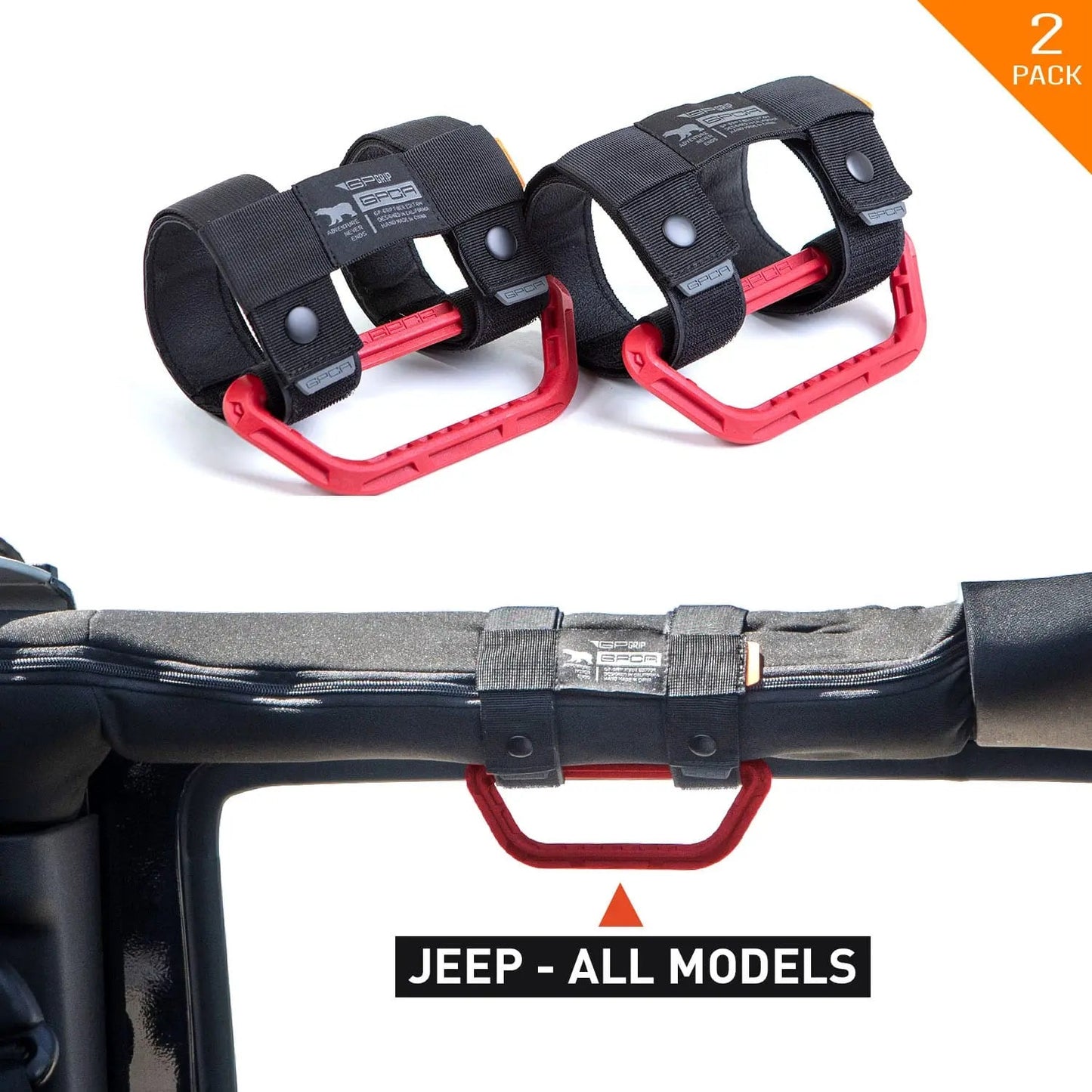 GP-Grip Universal — Fits 1"–5.5" Roll Bars & Tubes - GPG-U2-BLK-GPG-U4-BLK-GPG-U2-RED-GPG-U4-RED-GPG-U2-BURG-  DRIVEN - 18