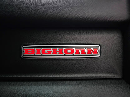 BIGHORN Glove Box Inlay Decal  - 2019-2026 Ram Bighorn - Ram19:Bighorn-GB-01-Ram19:Bighorn-GB-03-Ram19:Bighorn-GB-02-Ram19:Bighorn-GB-04-Ram19:Bighorn-GB-05-  DRIVEN - 4