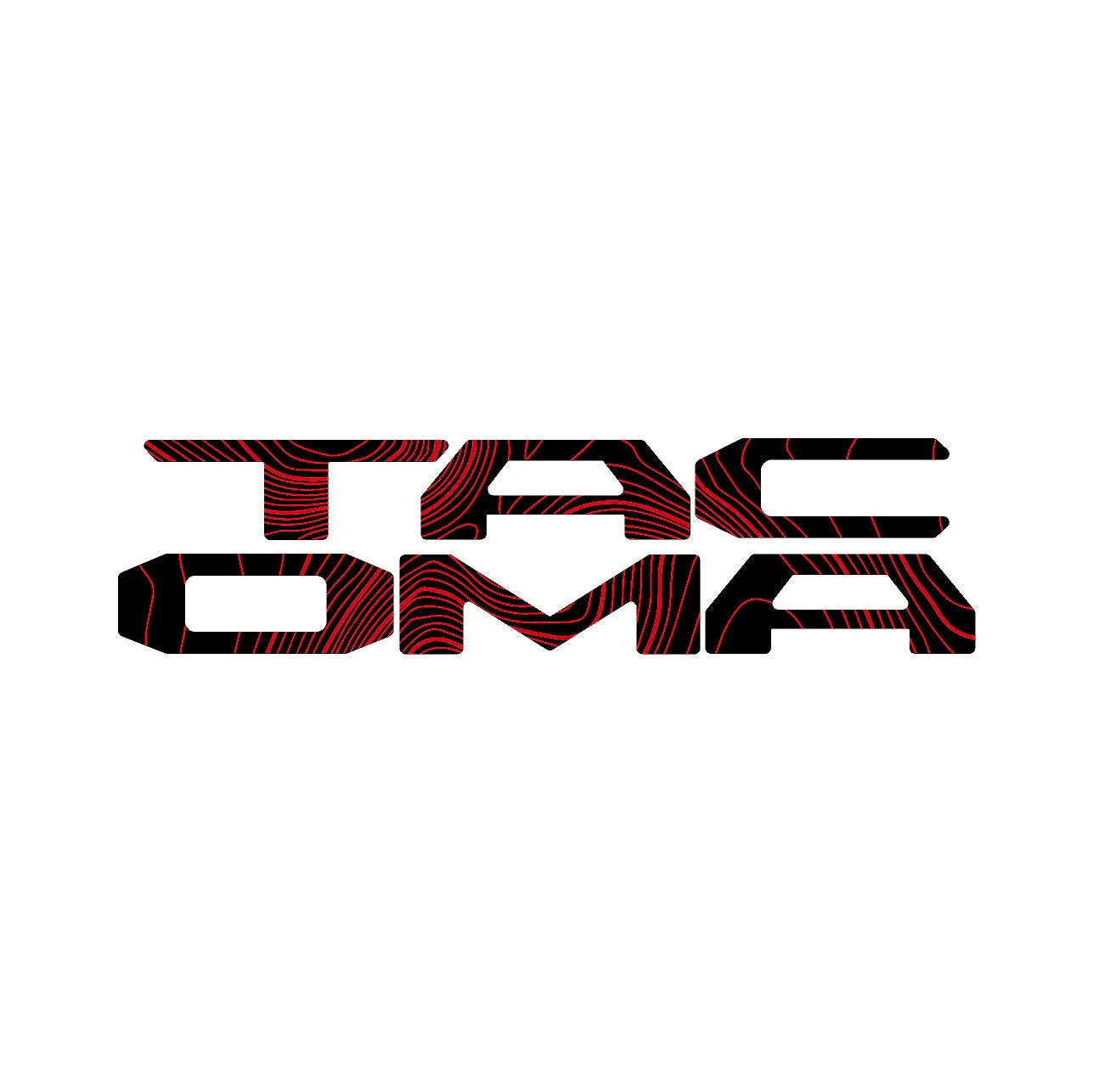 Topographic Map Tailgate Inlay Letters - 2024+ Tacoma - 24TACOMATLG-BLOR-24TACOMATLG-GD-24TACOMATLG-CM-24TACOMATLG-PI-24TACOMATLG-MC-  DRIVEN - 4