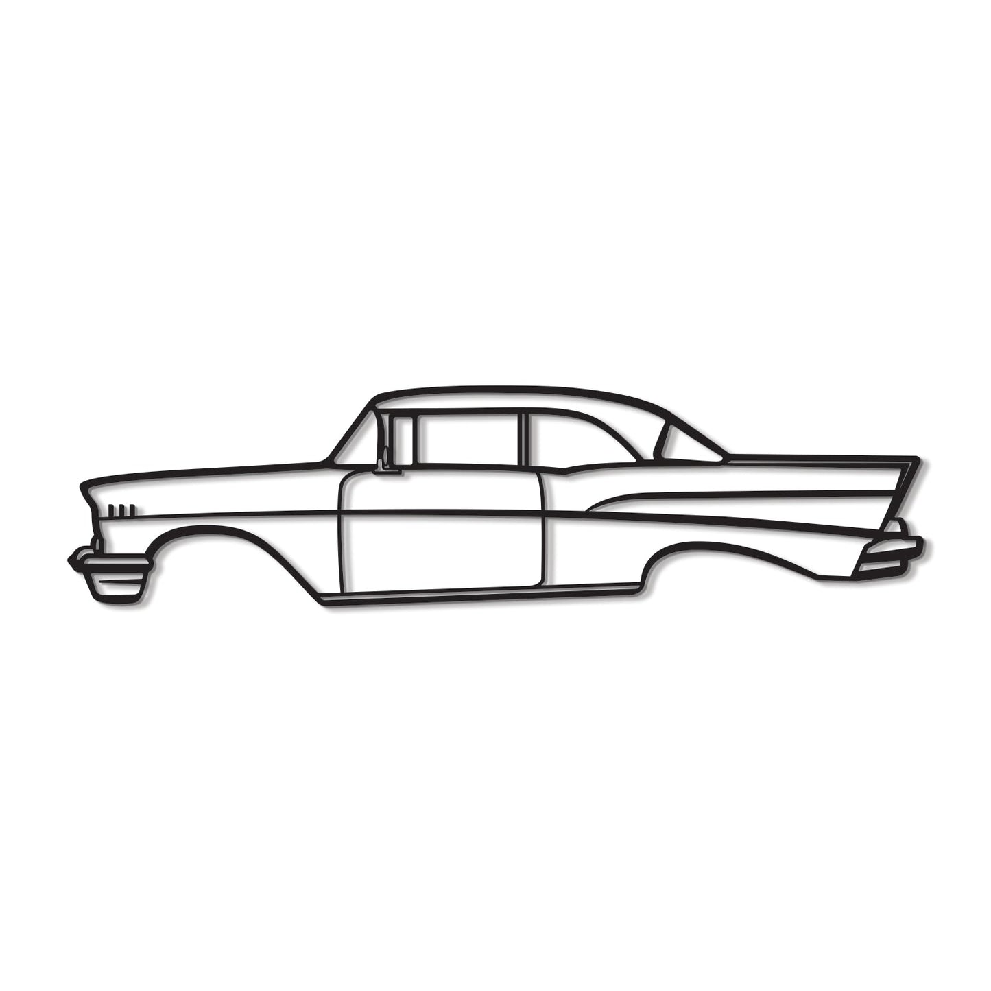 1957 Bel Air Metal Car Wall Art - MT0046 - MT0046B49L-  DRIVEN - 8