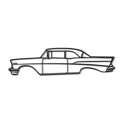 1957 Bel Air Metal Car Wall Art - MT0046 - MT0046B49L-  DRIVEN - 8