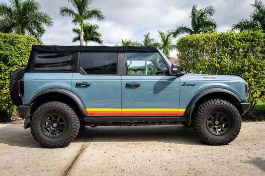 Retro Vintage Lower Door Protection - 2021+ Bronco - 21BRONCOLWDR-RETRO-sku-47985723605311-sku-47985723670847-21BRONCOLWDR-RETRO4-sku-47985723703615-  DRIVEN - 1