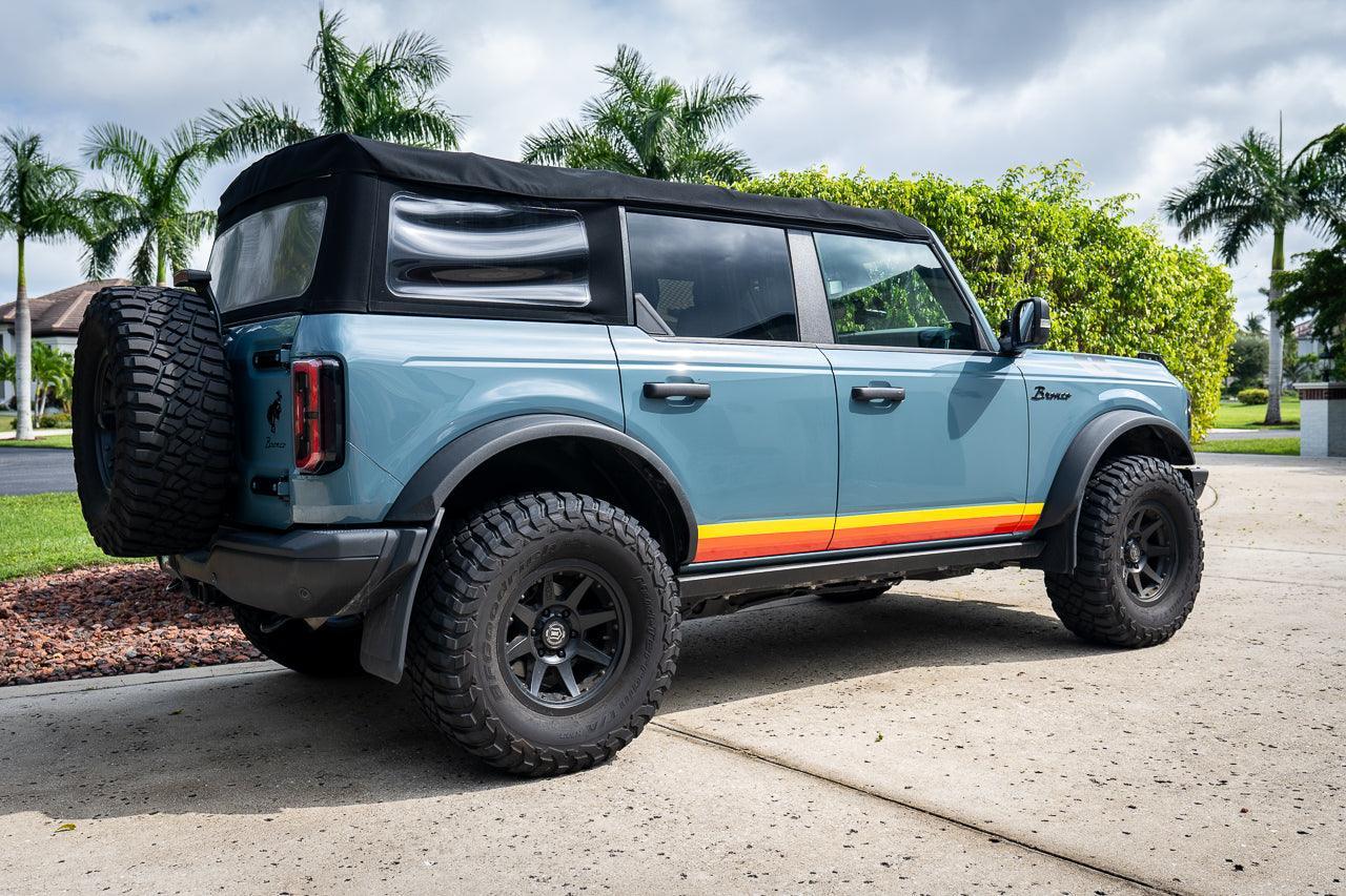 Retro Vintage Lower Door Protection - 2021+ Bronco - 21BRONCOLWDR-RETRO-sku-47985723605311-sku-47985723670847-21BRONCOLWDR-RETRO4-sku-47985723703615-  DRIVEN - 14