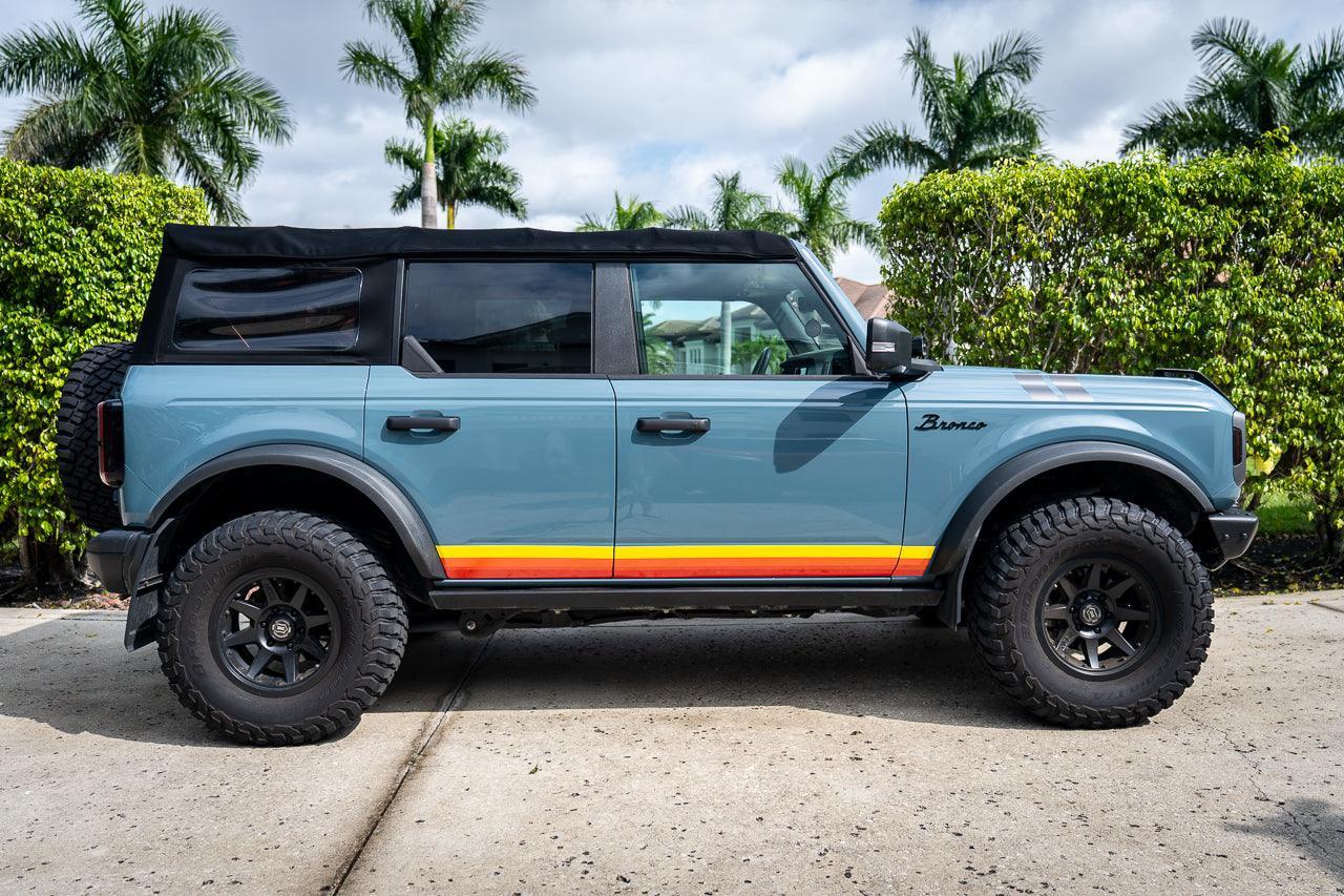 Retro Vintage Lower Door Protection - 2021+ Bronco - 21BRONCOLWDR-RETRO-sku-47985723605311-sku-47985723670847-21BRONCOLWDR-RETRO4-sku-47985723703615-  DRIVEN - 15