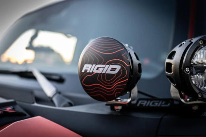Rigid 360 Series 4" Light Cover Topo Overlays - Universal - RIGID3604-CG-RIGID3604-CODE-RIGID3604-COOL-RIGID3604-RACE-RIGID3604-VB-  DRIVEN - 1