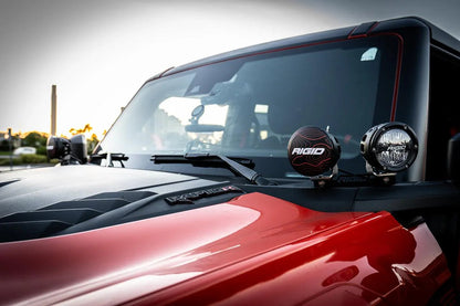 Rigid 360 Series 4" Light Cover Topo Overlays - Universal - RIGID3604-CG-RIGID3604-CODE-RIGID3604-COOL-RIGID3604-RACE-RIGID3604-VB-  DRIVEN - 5