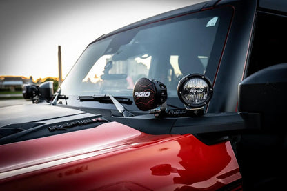 Rigid 360 Series 4" Light Cover Topo Overlays - Universal - RIGID3604-CG-RIGID3604-CODE-RIGID3604-COOL-RIGID3604-RACE-RIGID3604-VB-  DRIVEN - 6