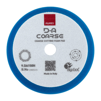 Rupes DA Coarse Foam Pad (Blue) - 9.DA100H-9.DA150H-9.DA180H-  DRIVEN - 2