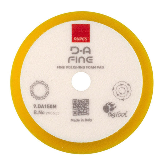 Rupes DA Fine Foam Pad (Yellow) - 9.DA100M-9.DA150M-9.DA180M-  DRIVEN - 2