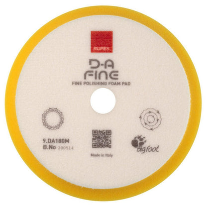 Rupes DA Fine Foam Pad (Yellow) - 9.DA100M-9.DA150M-9.DA180M-  DRIVEN - 3