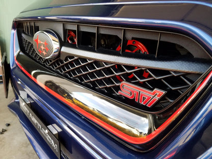 S207 JDM Style Grille Pinstripe fits 2015-2017 WRX / STI - 15S207BL-15S207FY-15S207GD-15S207GY-15S207GN-  DRIVEN - 1