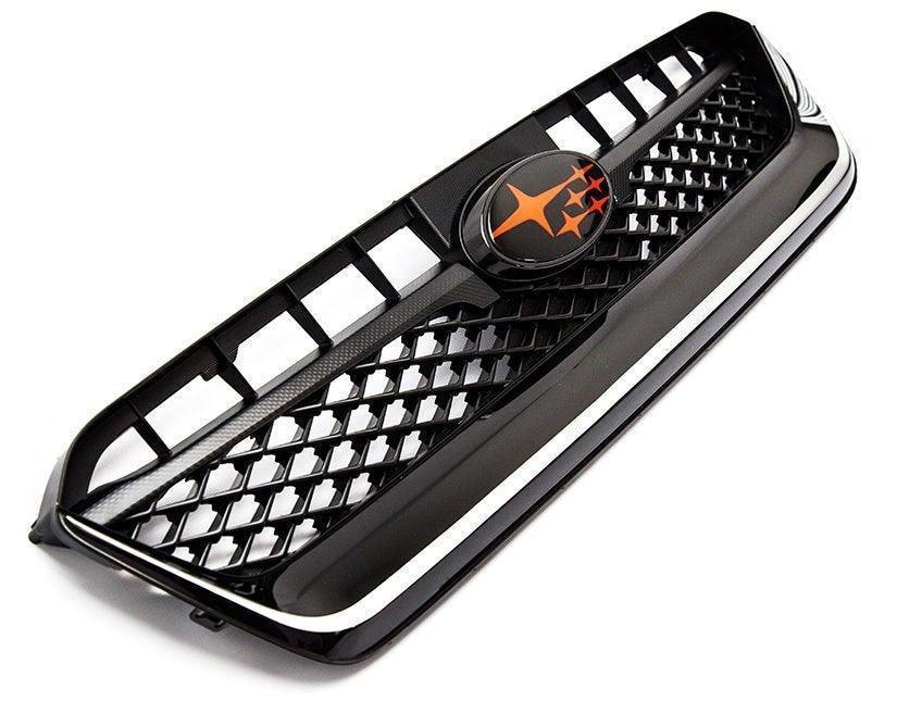 S207 JDM Style Grille Pinstripe fits 2015-2017 WRX / STI - 15S207BL-15S207FY-15S207GD-15S207GY-15S207GN-  DRIVEN - 4