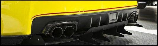 S207 JDM Style Rear Bumper Pinstripe fits 2015-2021 WRX / STI - 15207RBPBL-15207RBPGD-15207RBPGR-15207RBPOR-15207RBPPI-  DRIVEN - 1