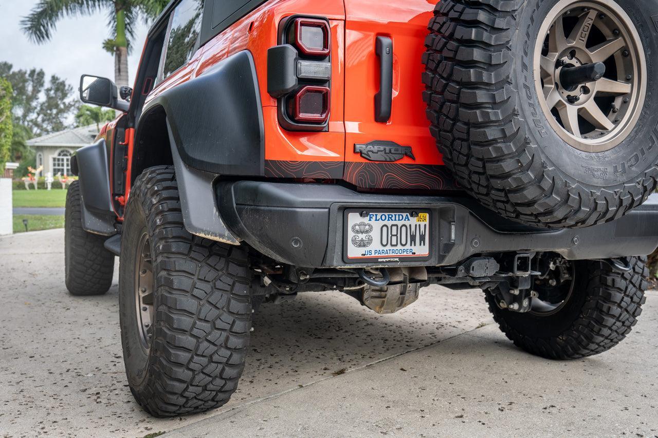 Safari Topo Lower Rear Tailgate Overlays - 2021+ Bronco - 21BRNSAFDRLWR-TOPOCLST-21BRNSAFDRLWR-MB-21BRAPSAFDRLWR-TOPOCLST-21BRAPSAFDRLWR-MB-  DRIVEN - 4