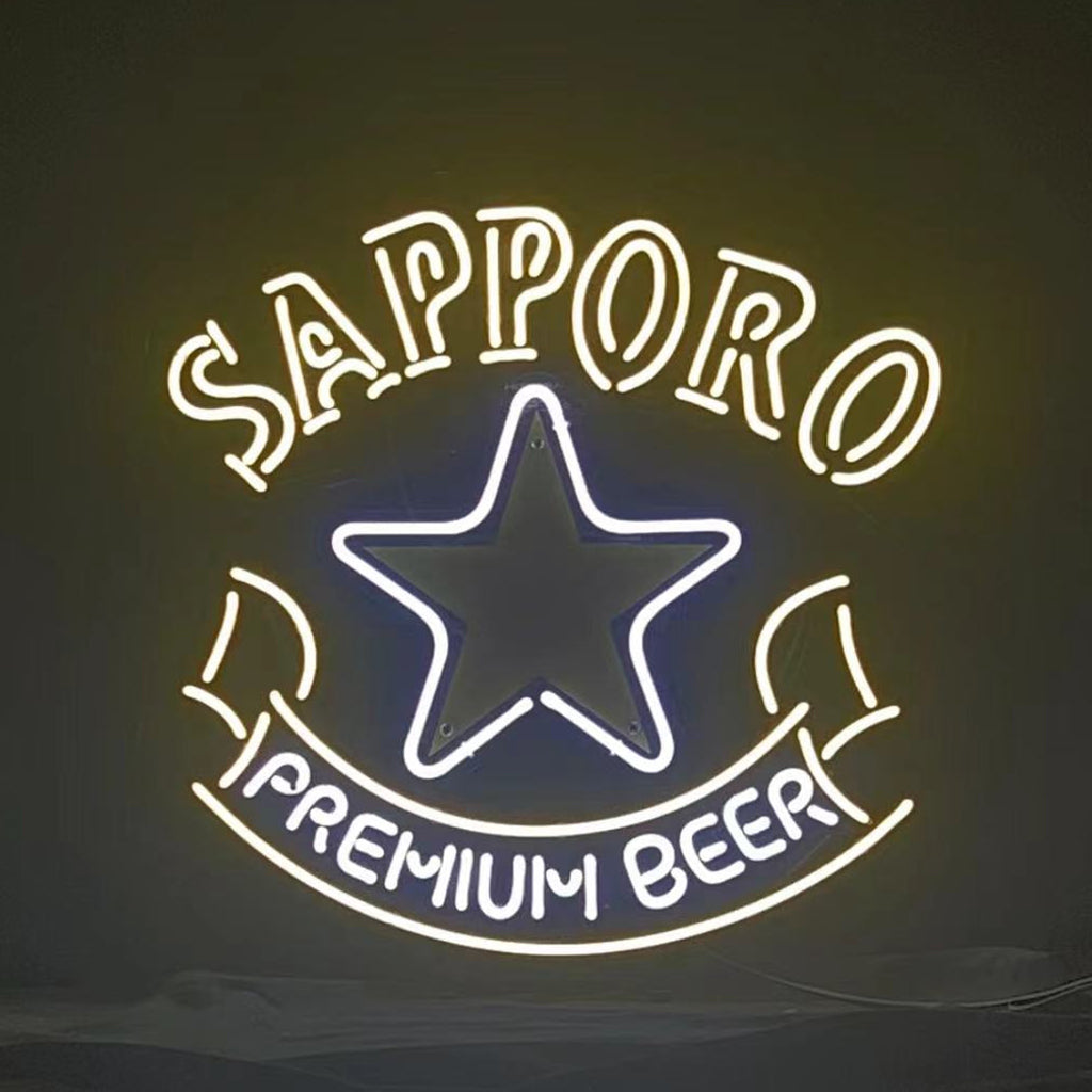 Sapporo Premium Beer with Star Neon Signs Light - MEX111-19寸-  DRIVEN - 2