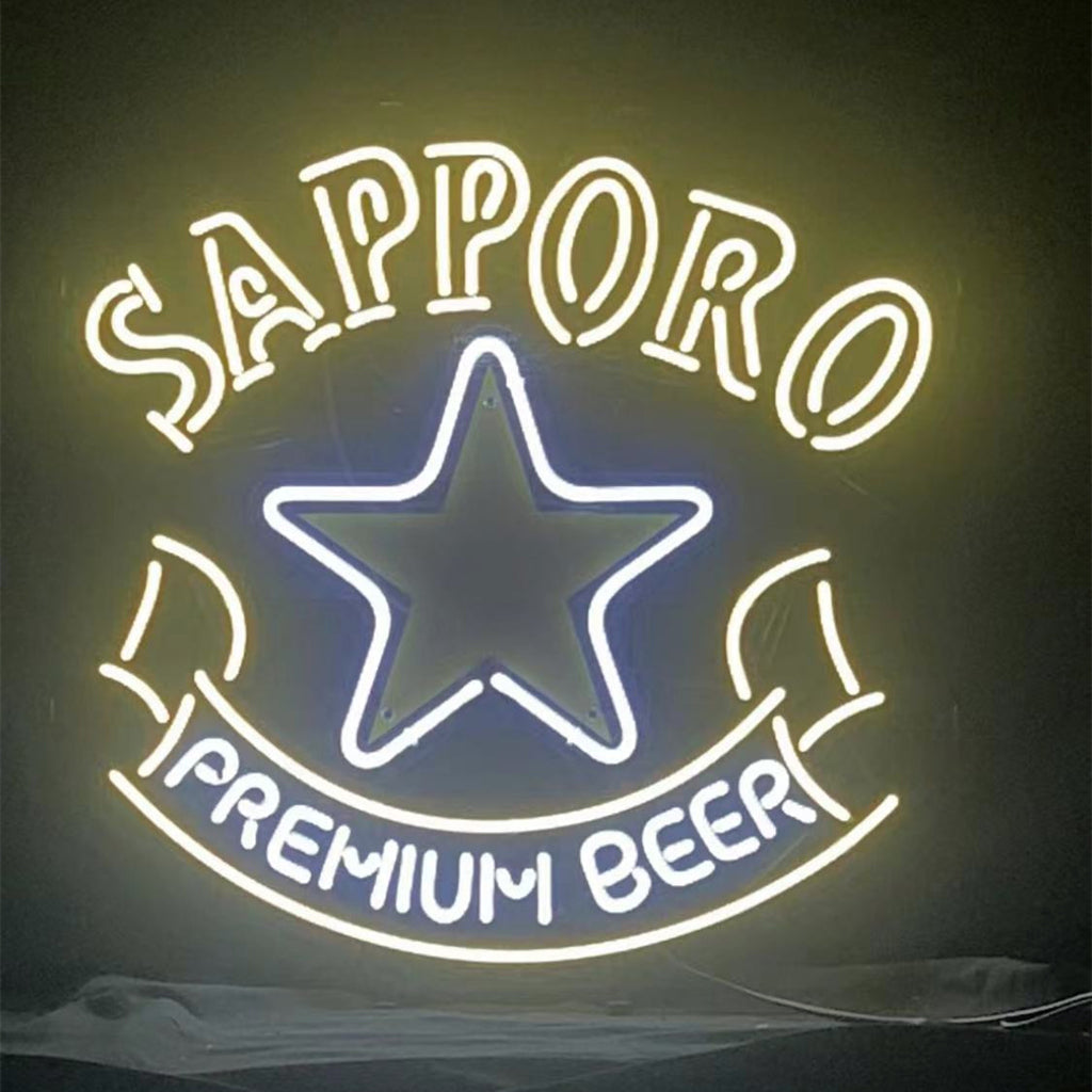 Sapporo Premium Beer with Star Neon Signs Light - MEX111-24寸-  DRIVEN - 3