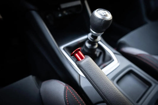 SFB CNC Ebrake Knob fits 13+ WRX / BRZ / GR86 - sfbCNCEBRAKE.RD-sfbCNCEBRAKE.BK-sfbCNCEBRAKE.BL-sfbCNCEBRAKE.PR-sfbCNCEBRAKE.GD-  DRIVEN - 1