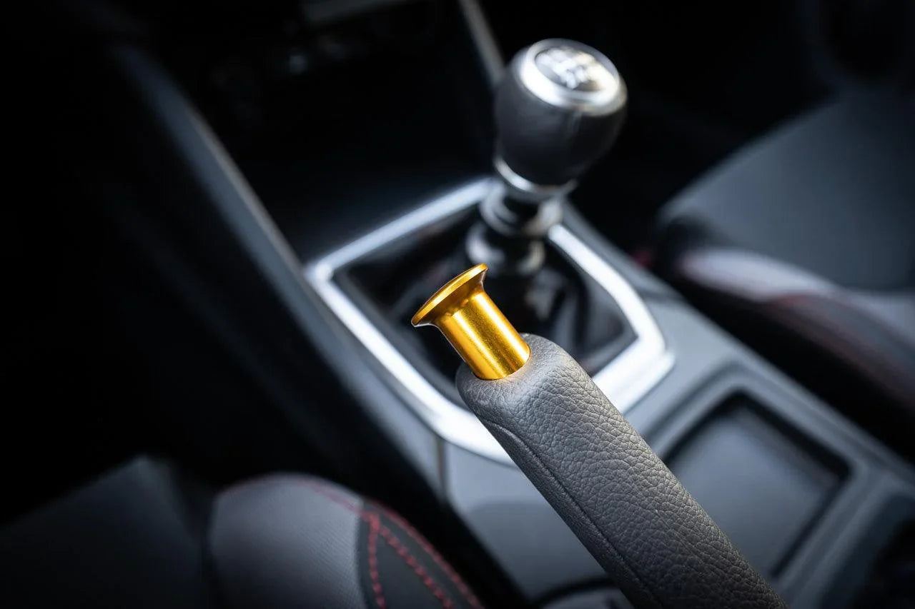 SFB CNC Ebrake Knob fits 13+ WRX / BRZ / GR86 - sfbCNCEBRAKE.RD-sfbCNCEBRAKE.BK-sfbCNCEBRAKE.BL-sfbCNCEBRAKE.PR-sfbCNCEBRAKE.GD-  DRIVEN - 4