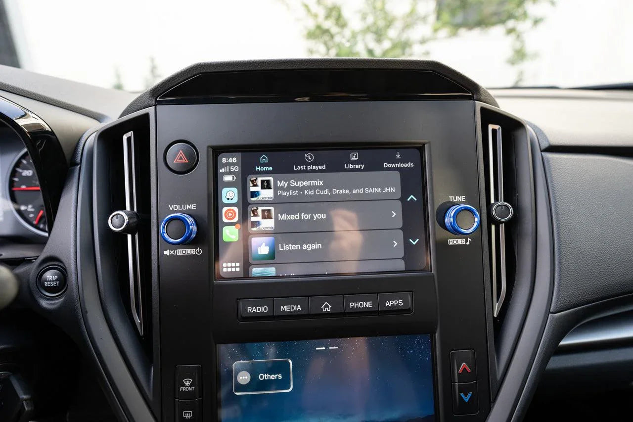 SFB CNC Radio Knobs fits 2022+ Subaru WRX - 22WRXKNOBRD.RD-22WRXKNOBRD.BK-22WRXKNOBRD.BL-  DRIVEN - 6