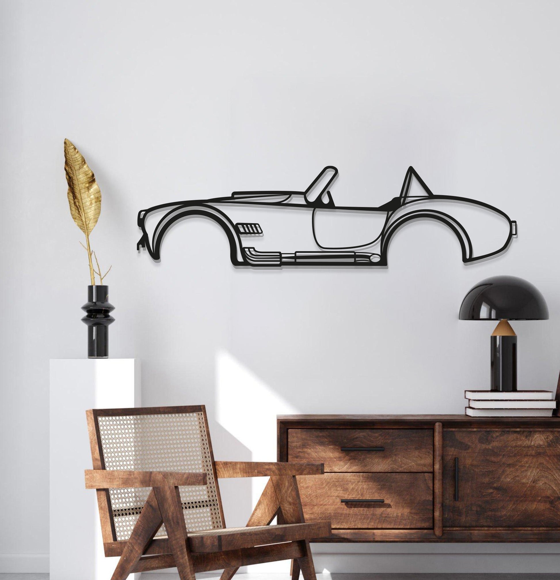 1965 Shelby Cobra Metal Car Wall Art - MT0075 - MT0075B49L-MT0075B69L-MT0075B80L-MT0075B99L-MT0075B120L-  DRIVEN - 3