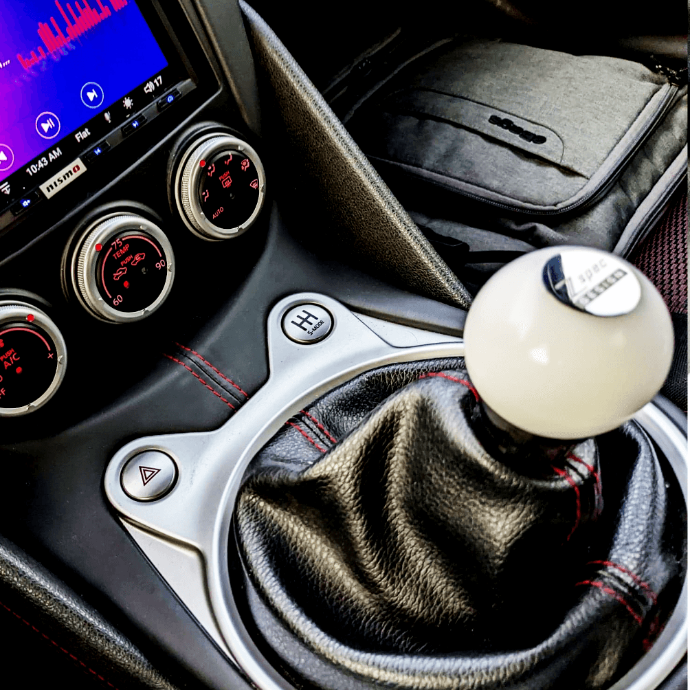 ZSPEC Round Shift Knob, M10-1.25, Delrin & Stainless, 207 Grams, 4-Speed Pattern - ZSD-763540-ZSD-763557-ZSD-763564-ZSD-763571-  DRIVEN - 3