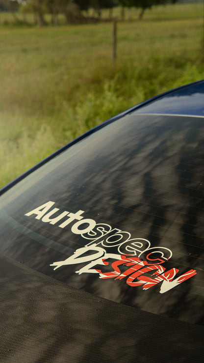 Autospec Design Banner - ASD-BNR-WHT-  DRIVEN - 2