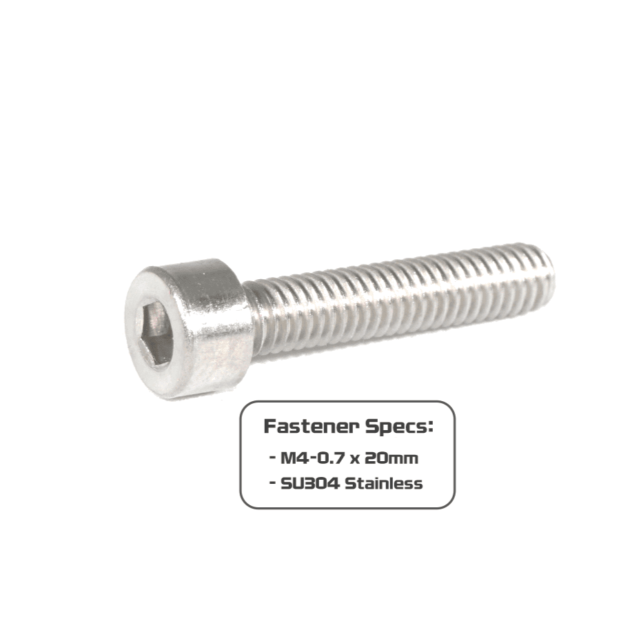 ZSPEC M4-0.7x20mm Socket-Cap SHSC Fasteners, Stainless, 10-Pack - ZSD-567681-  DRIVEN - 2