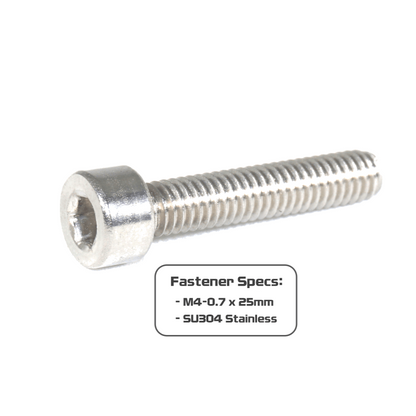 ZSPEC M4-0.7x25mm Socket-Cap SHSC Fasteners, Stainless, 10-Pack - ZSD-567698-  DRIVEN - 2