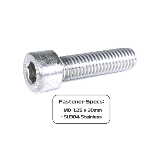 ZSPEC M8-1.25x30mm Socket-Cap SHSC Fasteners, SUS304 Stainless, 10-Pack - ZSD-566288-  DRIVEN - 2